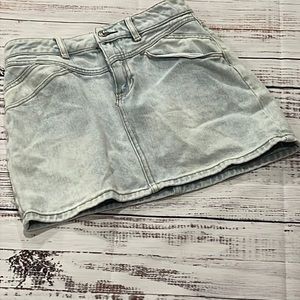 PacSun Whitewash‎ Denim Jean Miniskirt Size 24